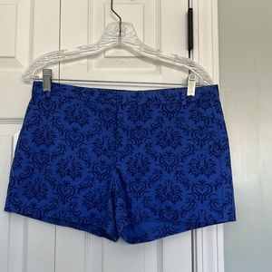 Gap Blue Patterned Shorts size 4